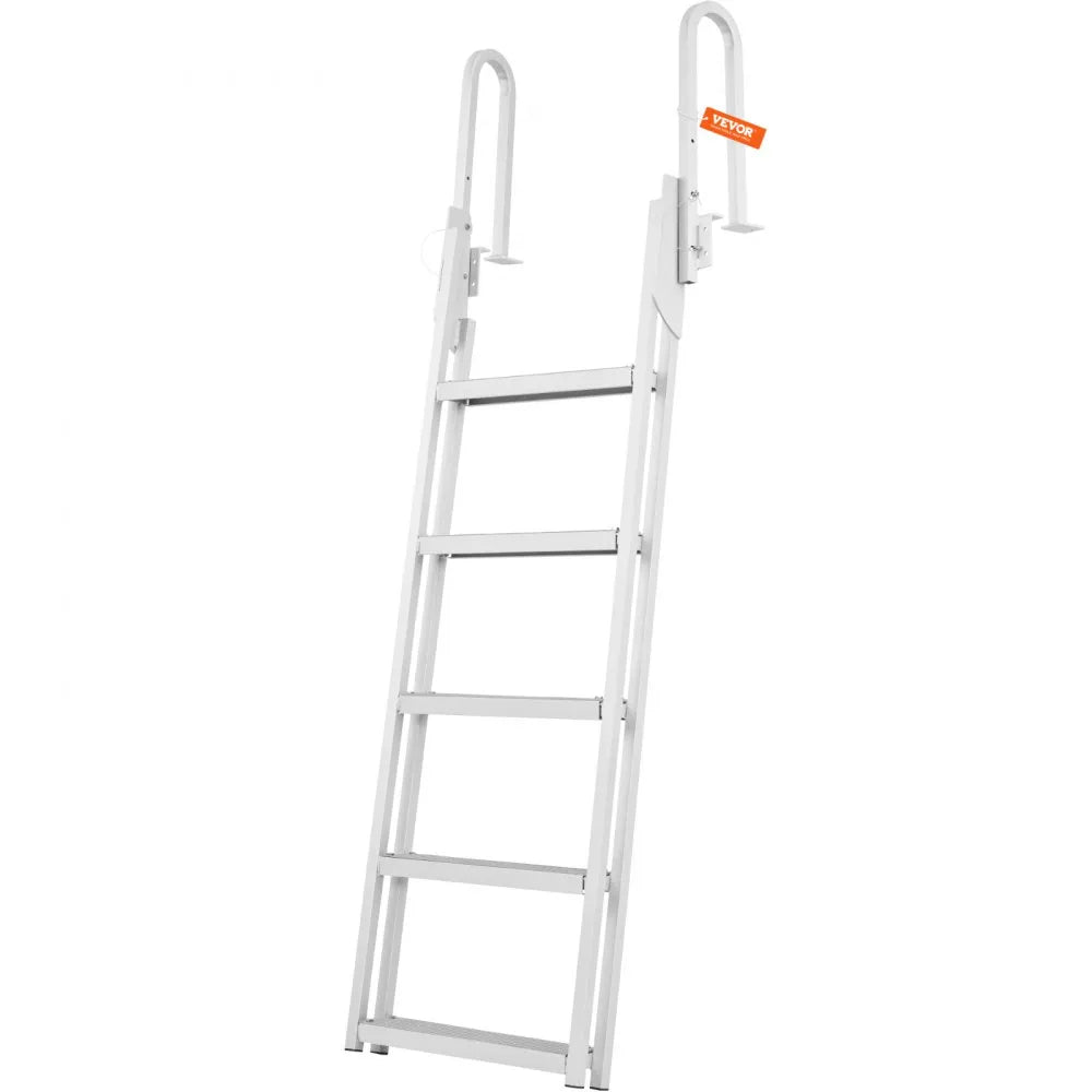 010763280022 - Aluminum 5-Step Dock Ladder, 350 lbs Load Capacity