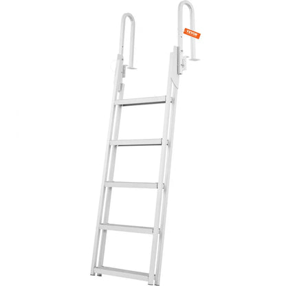 010763280022 - Aluminum 5-Step Dock Ladder, 350 lbs Load Capacity