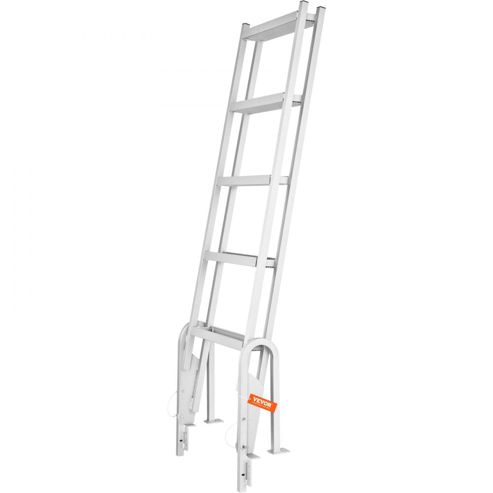 010763280022 - Aluminum 5-Step Dock Ladder, 350 lbs Load Capacity
