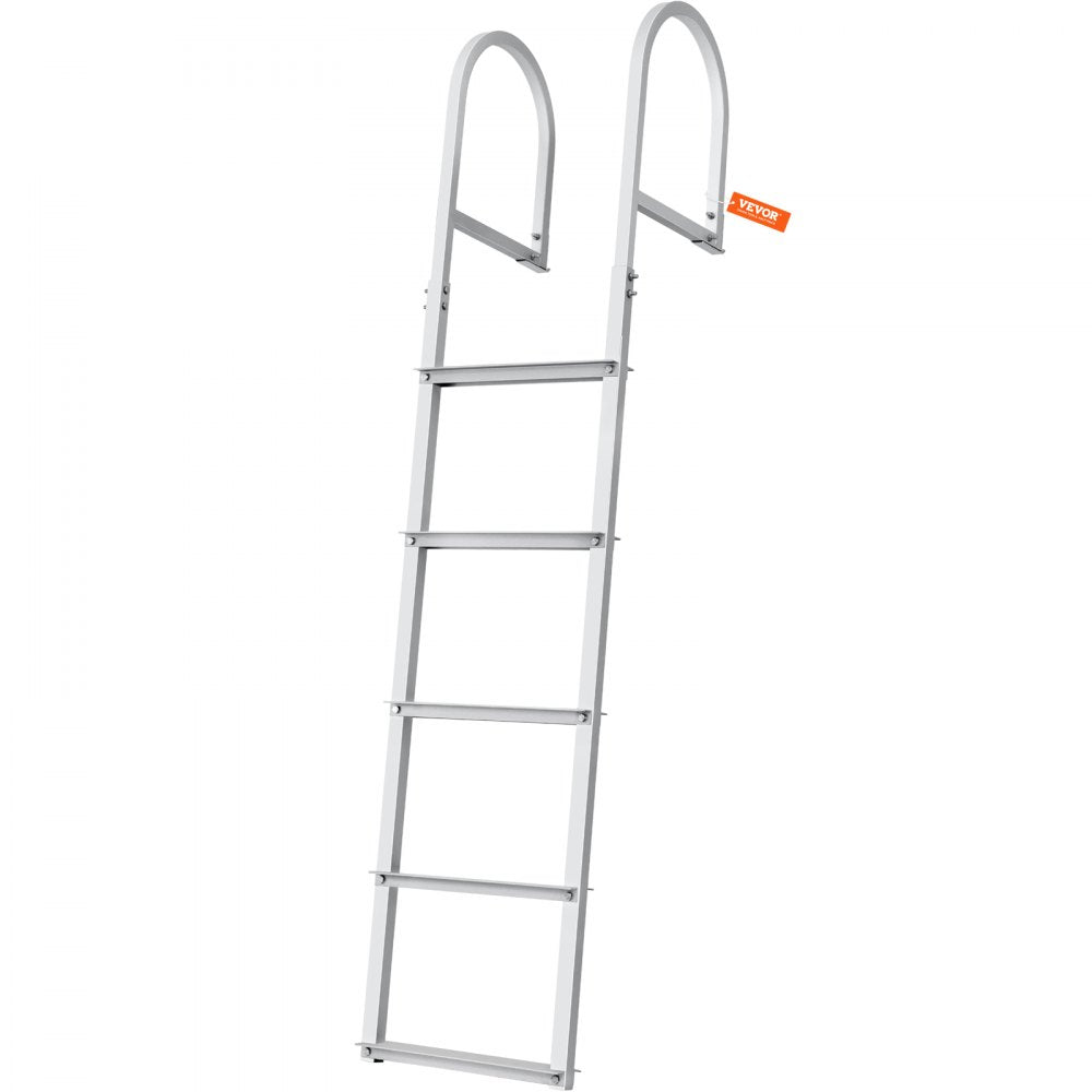 010377509052 - 5-Step Aluminum Dock Ladder with Non-Slip Mats