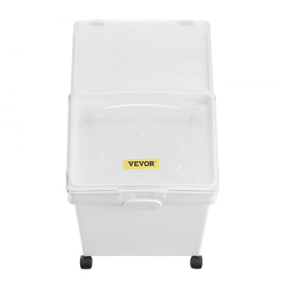 F-8891 - 10.5 Gallon Food-Grade Ingredient Bin with Sliding Lid