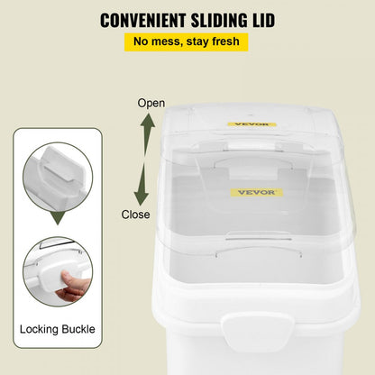 010562367236 - Compact 21-Gallon Ingredient Bin for Efficient Storage
