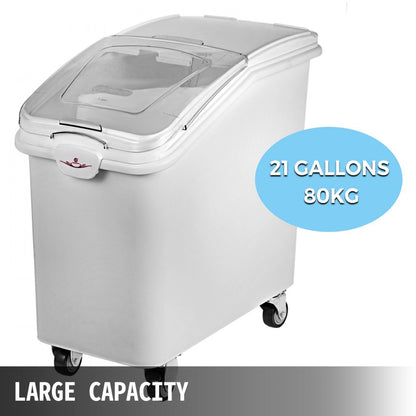 010204092458 - 21-Gallon Food-Grade Ingredient Bin on Wheels