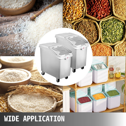 010204092458 - 21-Gallon Food-Grade Ingredient Bin on Wheels