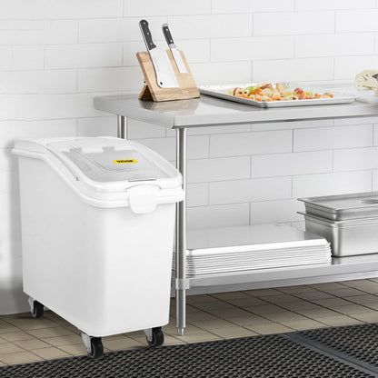 010913009103 - VEVOR 27-Gallon Bulk Storage Bin with Sliding Lid