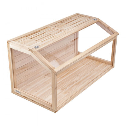 SDHC020S - 32in Wooden Hamster Cage with 3 Transparent Sides