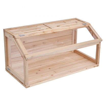 SDHC020S - 32in Wooden Hamster Cage with 3 Transparent Sides