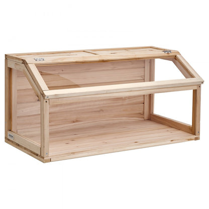 SDHC020S - 32in Wooden Hamster Cage with 3 Transparent Sides