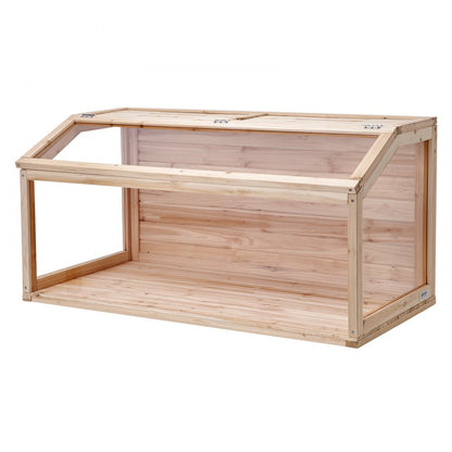 SDHC020M - 40in Wooden Hamster Cage with Transparent Sides & 270° Roof