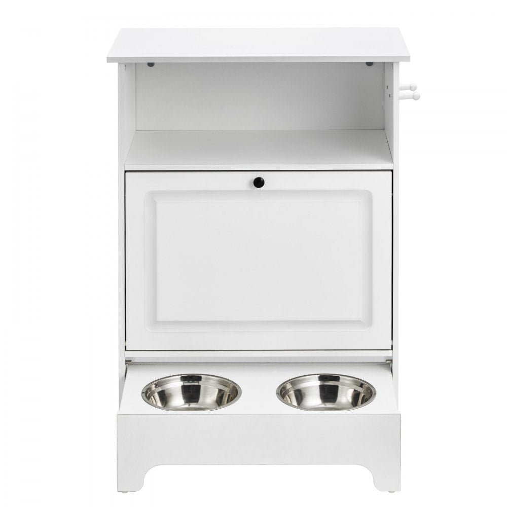 HYP2FS-01 - Elevated Pet Feeding Station with Storage & Anti-Tipping Design