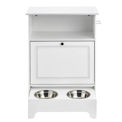 HYP2FS-01 - Elevated Pet Feeding Station with Storage & Anti-Tipping Design