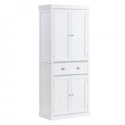 A02D.2058 - 72" Versatile Freestanding Pantry Cabinet with Adjustable Shelves