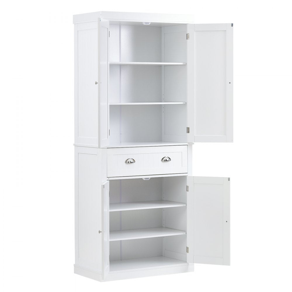A02D.2058 - 72" Versatile Freestanding Pantry Cabinet with Adjustable Shelves