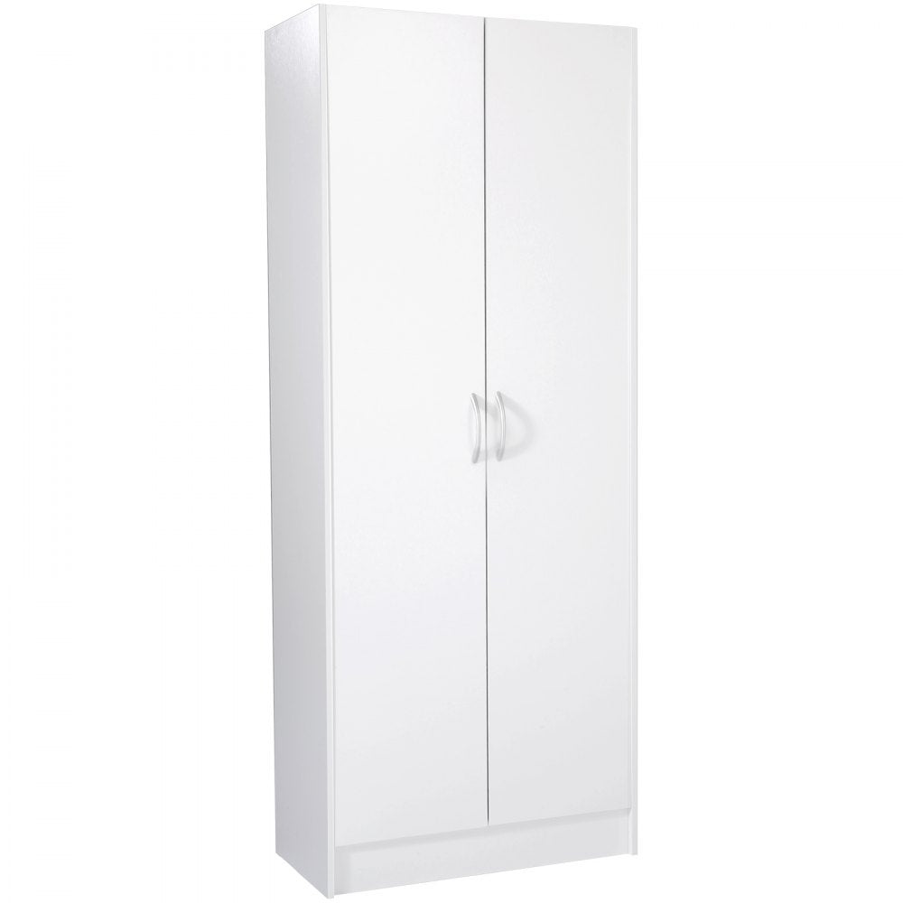 A02D.2056 - 60" Modern White Pantry Cabinet with Adjustable Shelves