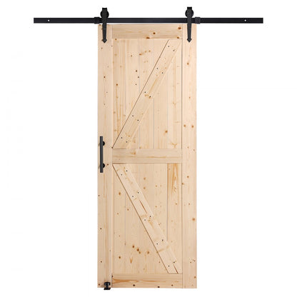 30AK - 30" Spruce Barn Door Hardware Kit for Easy Installation