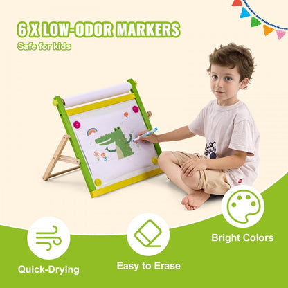 AC781306A - 32PC VEVOR Easel Set with Chalk, Markers & Paper Rolls