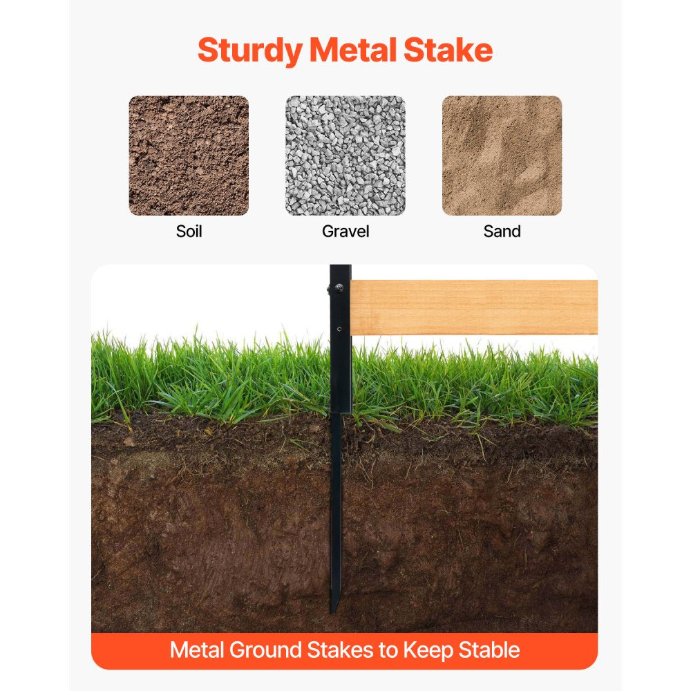 DUSGD2417 - Customizable Solid Wood Air Conditioner Fence Panels