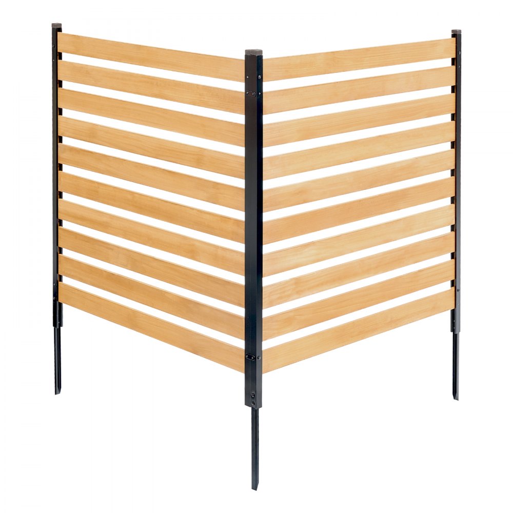 DUSGD2417 - Customizable Solid Wood Air Conditioner Fence Panels