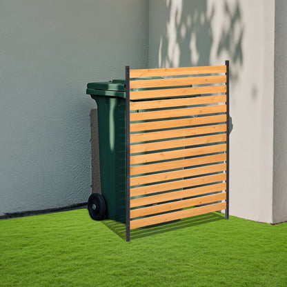 DUSGD2416 - Durable Wooden Privacy Fence for AC Units and Outdoor Aesthetics