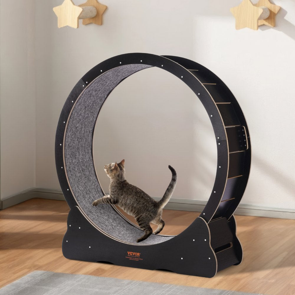 GX4.0 XL - Durable 43.3" Wooden Cat Exercise Wheel with Silent Design