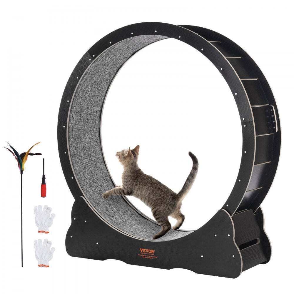 GX4.0 XL - Durable 43.3" Wooden Cat Exercise Wheel with Silent Design