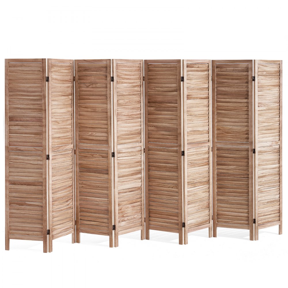 SS-004-8P-NA - 128-Inch European Wood Divider with 8 Panels