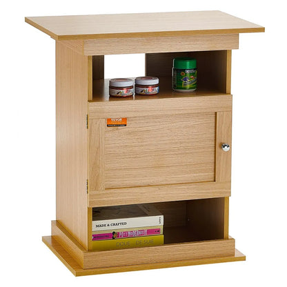 GSSU-FTS013 - VEVOR 20-Gallon Basswood Fish Tank Stand with Storage