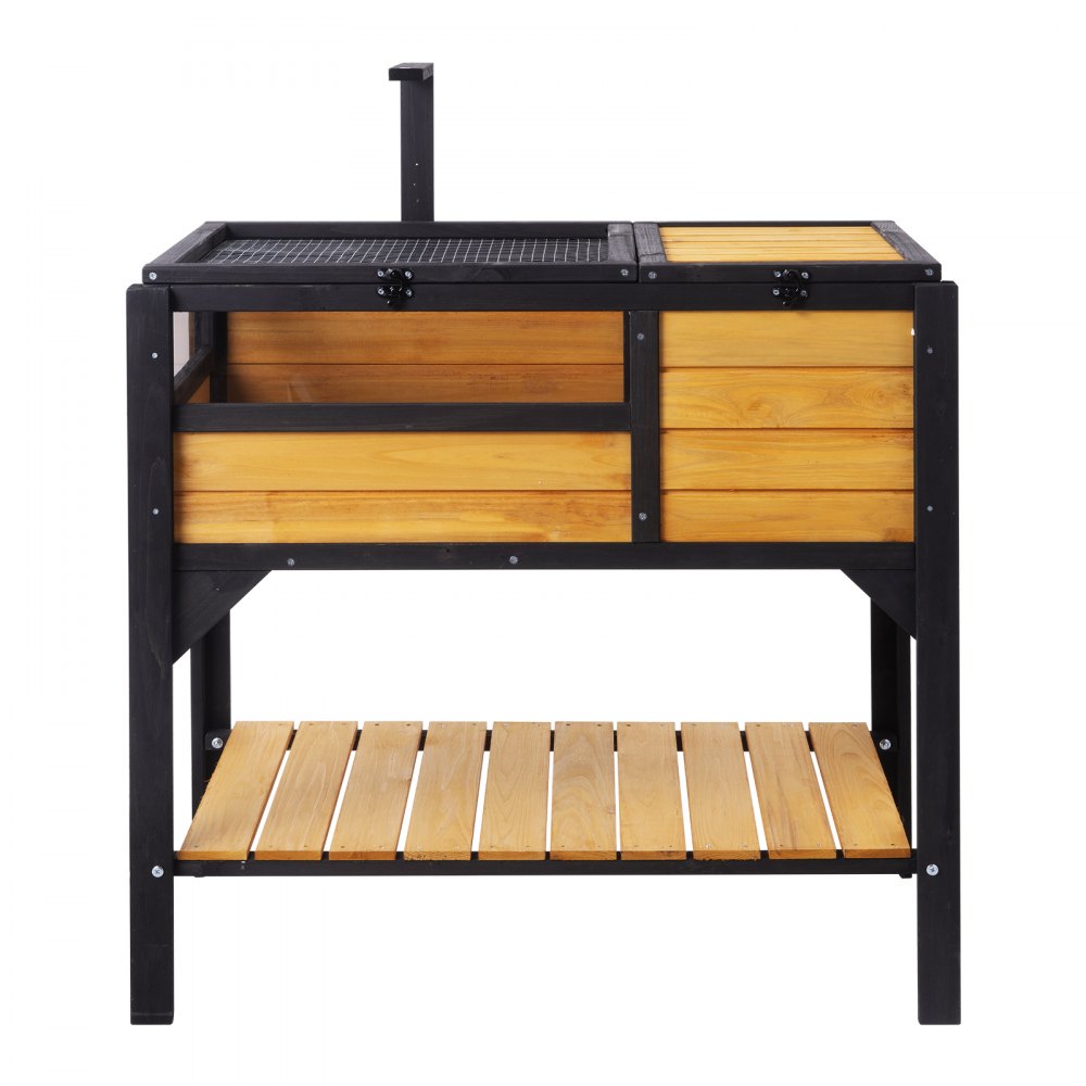 MSH-T03 - Cedar Wood Tortoise House 33"x19.7"x32.5" with Light Stand