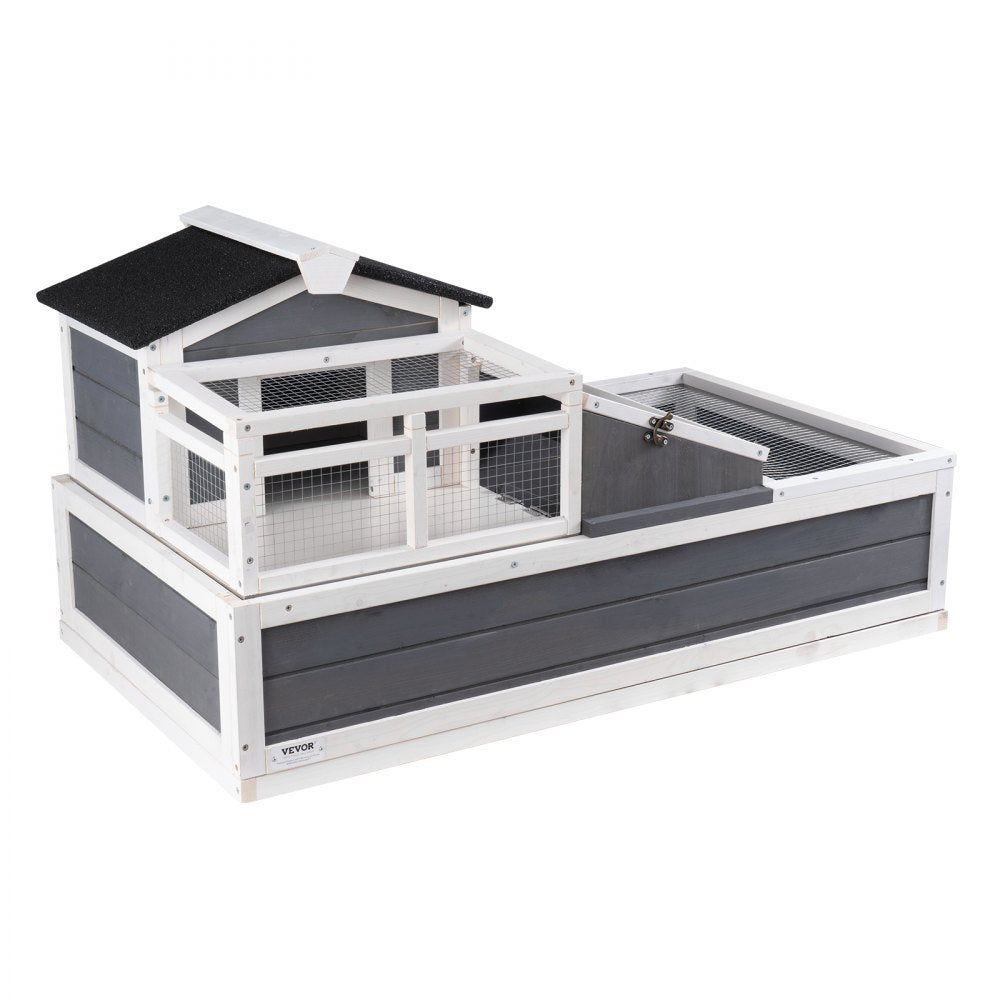 TY-P1052 - Cedar Double-Story Tortoise House 44"x25.6"x24" with Ramp