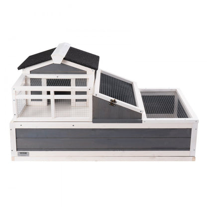 TY-P1052 - Cedar Double-Story Tortoise House 44"x25.6"x24" with Ramp