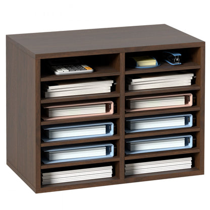 KL-FC05 - VEVOR 12-Compartment Literature Organizer - 20.4x12x16.1 inches