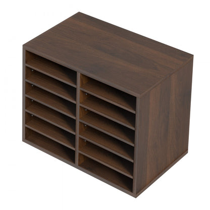 KL-FC05 - VEVOR 12-Compartment Literature Organizer - 20.4x12x16.1 inches