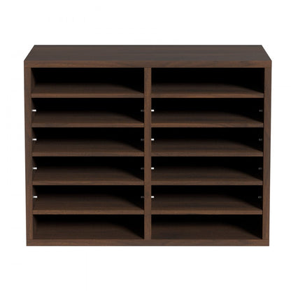 KL-FC05 - VEVOR 12-Compartment Literature Organizer - 20.4x12x16.1 inches