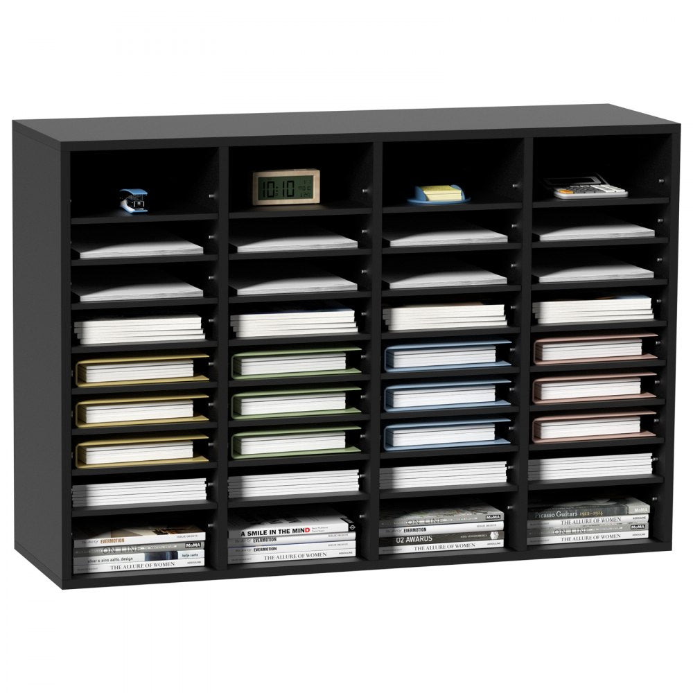 KL-FC010 - 39.3" Wood Organizer with 36 Adjustable Compartments