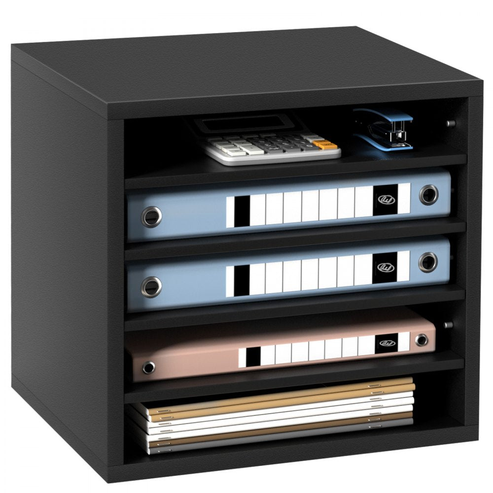 KL-FC01 - 5-Compartment Adjustable Literature Organizer for Efficient Workspace