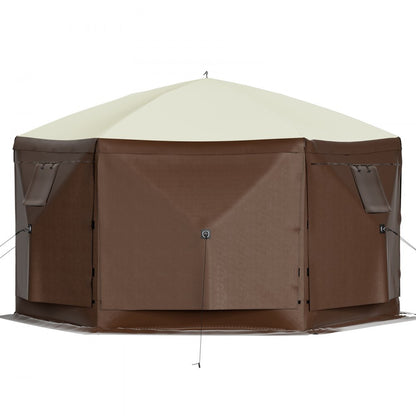 VV-CGT-1010 - 10'x10' Waterproof Gazebo Canopy Tent for 8 People