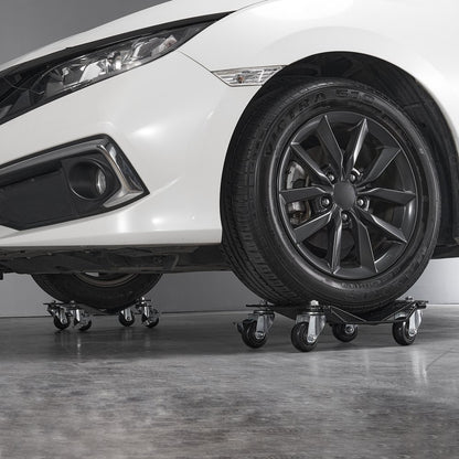 XJC-080-2 - Heavy-Duty Wheel Dolly Set for Cars, 3000 lbs Capacity