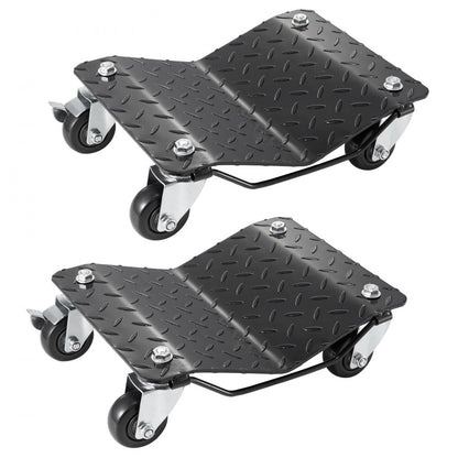 XJC-080-2 - Heavy-Duty Wheel Dolly Set for Cars, 3000 lbs Capacity