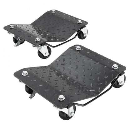 XJC-080-2 - Heavy-Duty Wheel Dolly Set for Cars, 3000 lbs Capacity