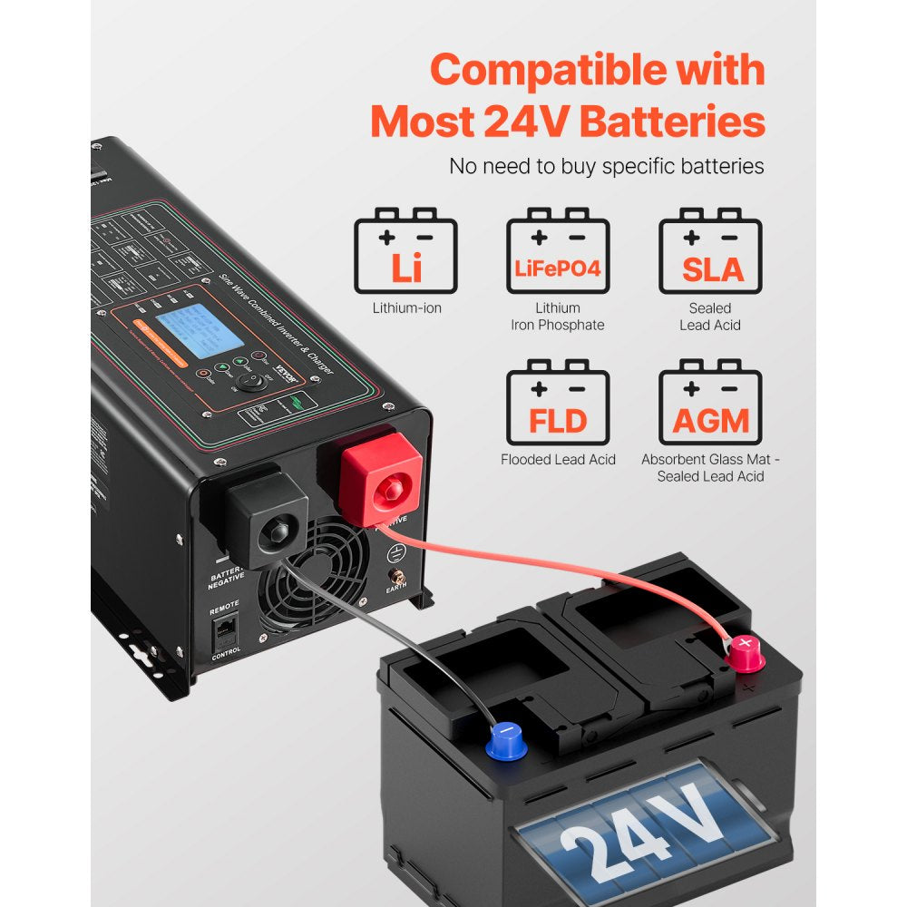 BL-W3024V-L - 3000W Pure Sine Wave Inverter for Off-Grid Use