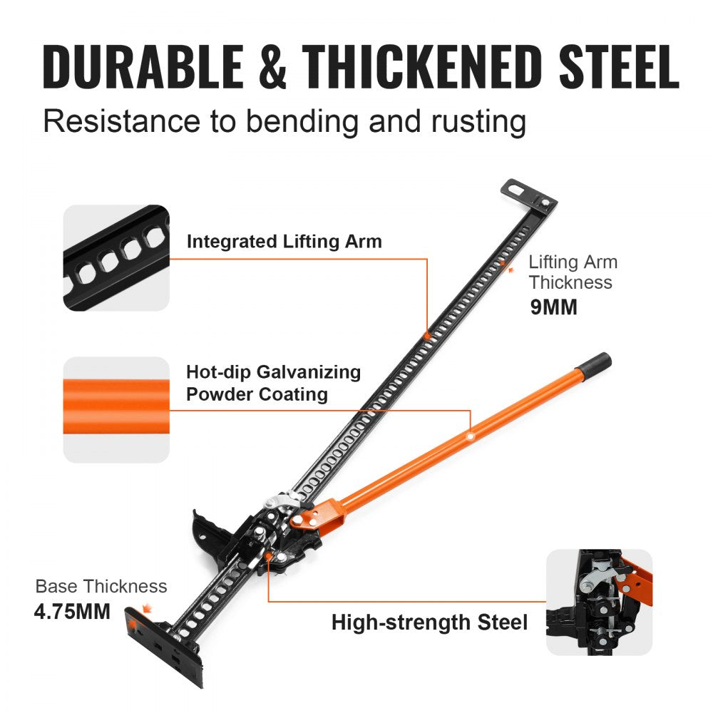 AH081060 - 60" Heavy Duty Farm Jack with 7000 lbs Capacity