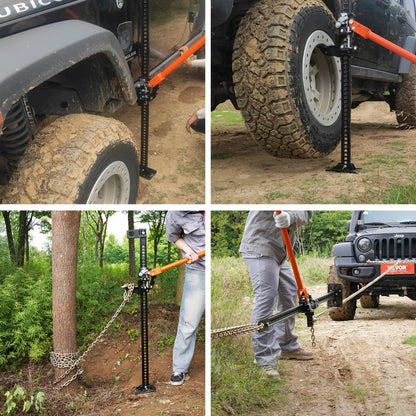 AH081060 - 60" Heavy Duty Farm Jack with 7000 lbs Capacity