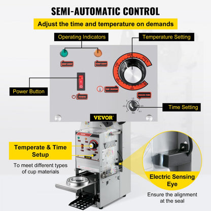 010439961518 - Efficient Semi-Automatic Cup Sealing Machine for Various Drinks