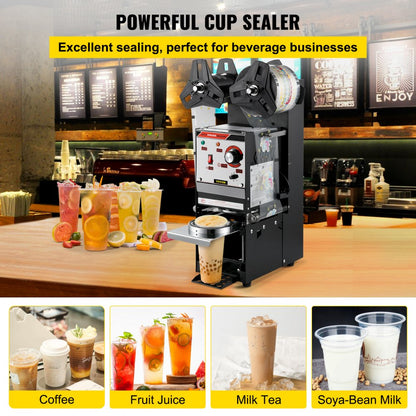 010973510443 - Semi-Automatic Cup Sealer for 90/95mm Cups, 500 Cups/h
