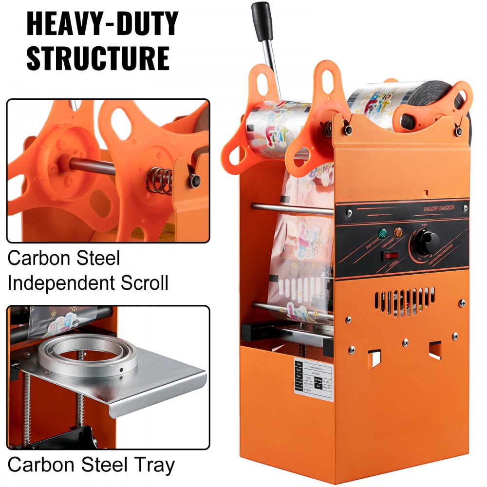 010299807526 - Semi-Automatic Boba Tea Sealer for 500 Cups per Hour