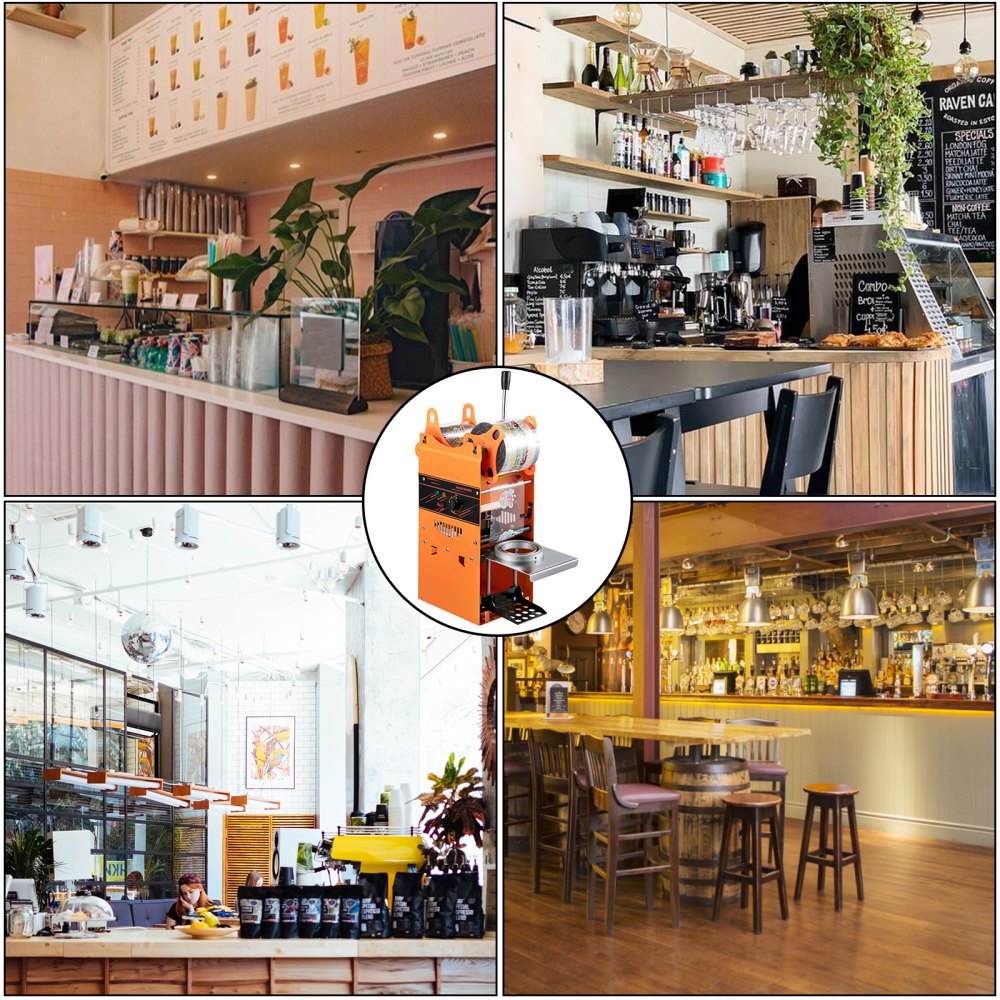 010299807526 - Semi-Automatic Boba Tea Sealer for 500 Cups per Hour