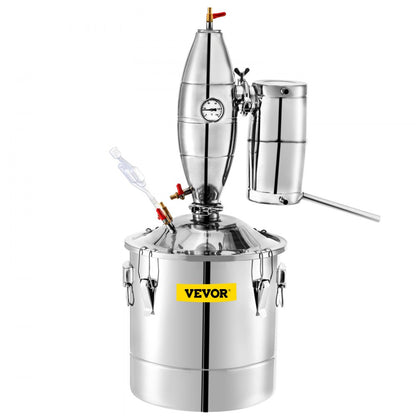010415849425 - 20L Stainless Steel Alcohol Distiller for Home Brewing