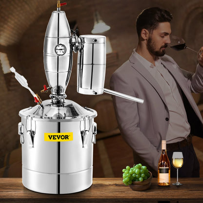 010585079496 - 70L Stainless Steel Alcohol Distiller for Home Brewing