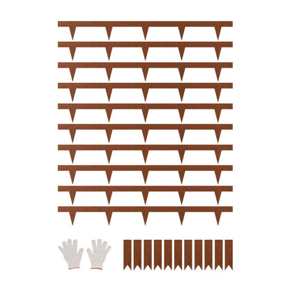 J40X4.5in-10 - Weather-Resistant Steel Edging for Neat Garden Borders