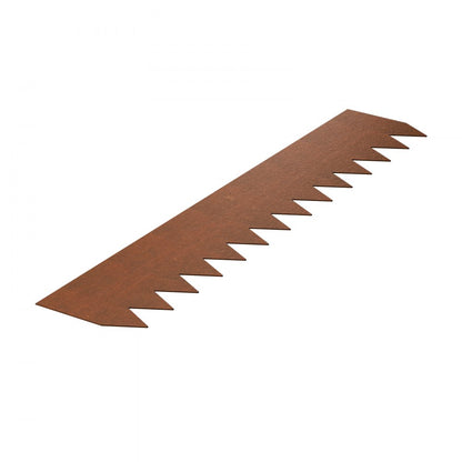 B40X8in-6 - Flexible 40"x8" Steel Garden Edging, Rust-Resistant & Weatherproof